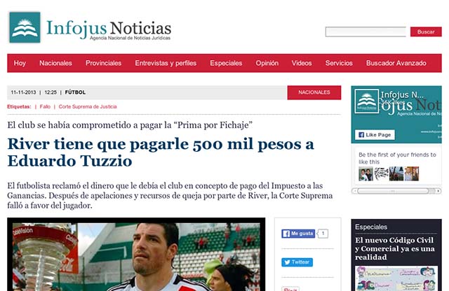 Publicación original por Infojus Noticias