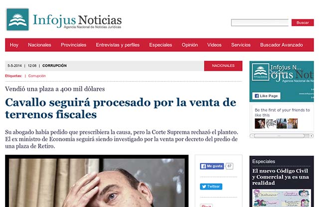 Publicación original por Infojus Noticias