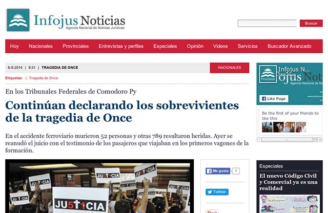 Publicación original por Infojus Noticias