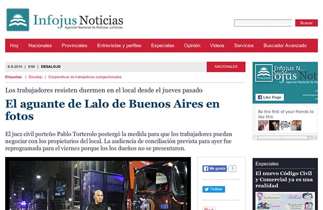 Publicación original por Infojus Noticias