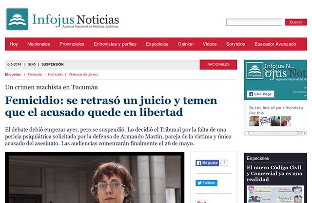 Publicación original por Infojus Noticias