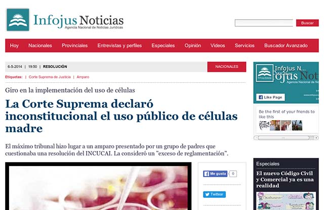 Publicación original por Infojus Noticias