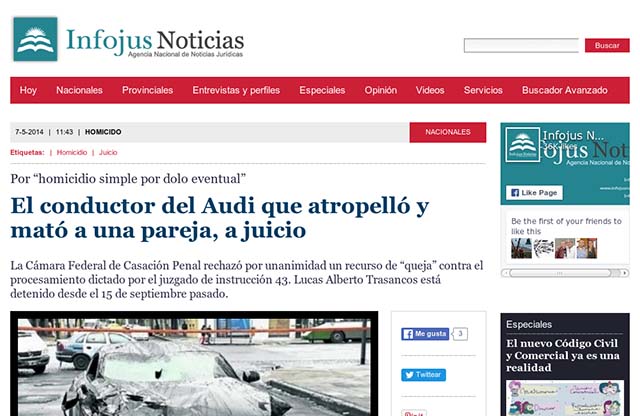 Publicación original por Infojus Noticias