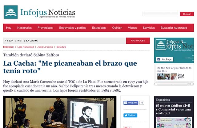 Publicación original por Infojus Noticias
