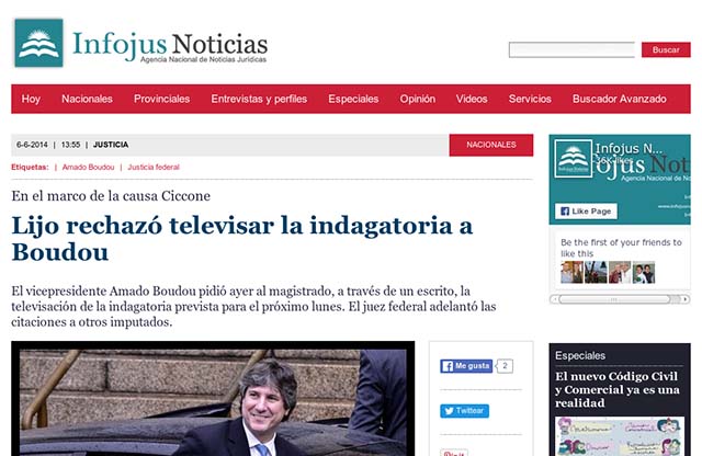 Publicación original por Infojus Noticias