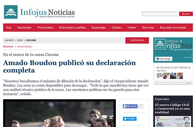 Publicación original por Infojus Noticias