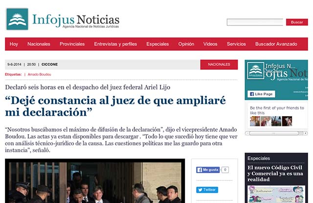 Publicación original por Infojus Noticias