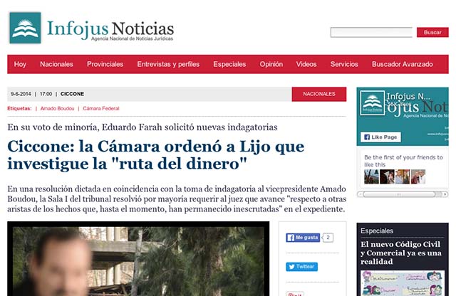 Publicación original por Infojus Noticias