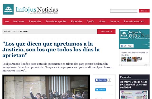 Publicación original por Infojus Noticias
