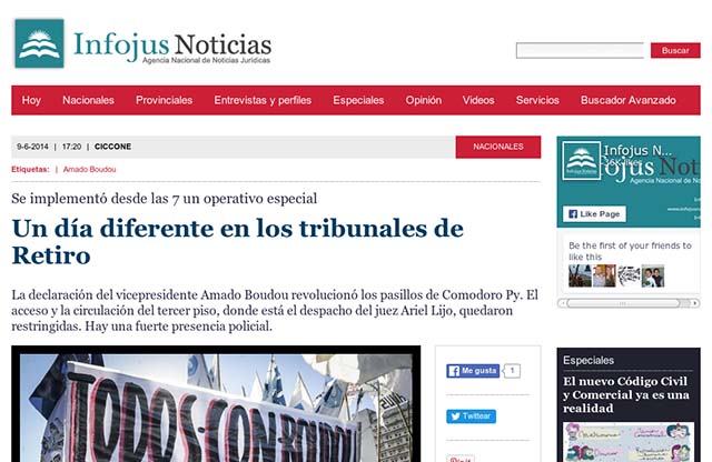 Publicación original por Infojus Noticias
