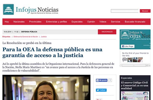 Publicación original por Infojus Noticias