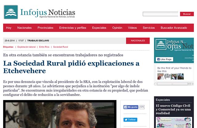 Publicación original por Infojus Noticias