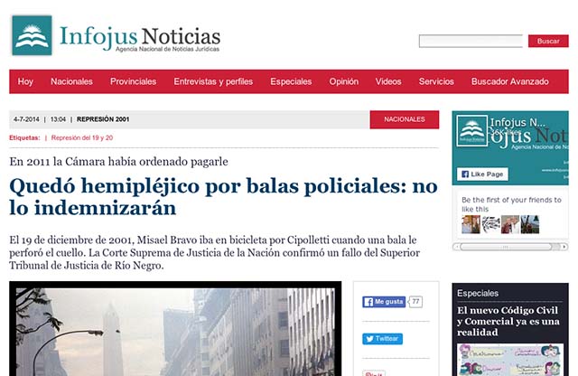 Publicación original por Infojus Noticias