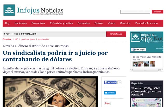 Publicación original por Infojus Noticias