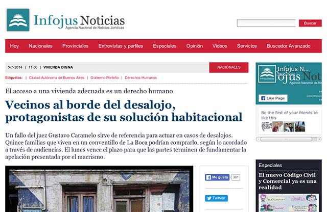 Publicación original por Infojus Noticias