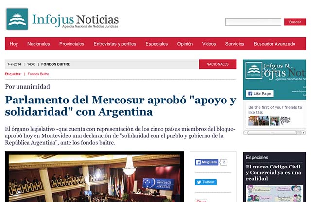Publicación original por Infojus Noticias