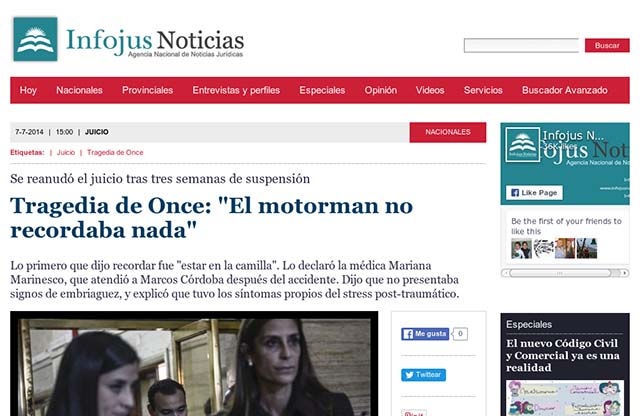 Publicación original por Infojus Noticias