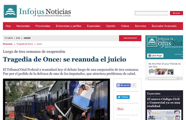 Publicación original por Infojus Noticias
