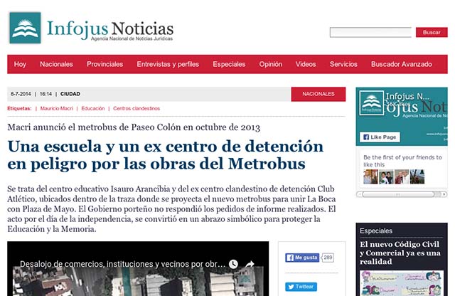Publicación original por Infojus Noticias