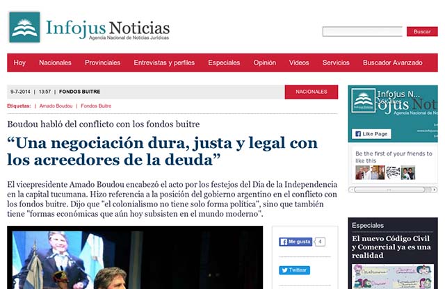 Publicación original por Infojus Noticias