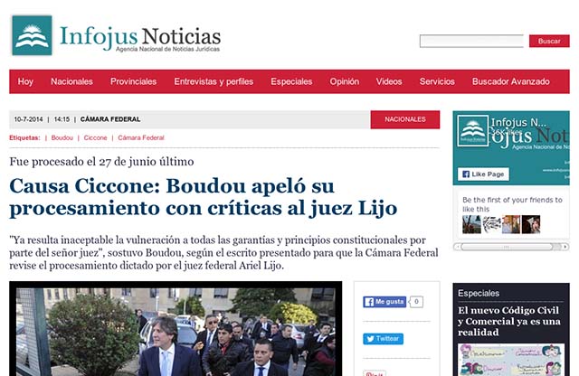 Publicación original por Infojus Noticias