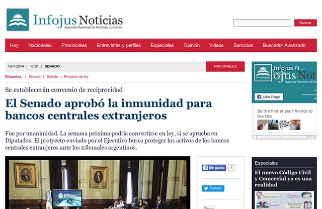 Publicación original por Infojus Noticias