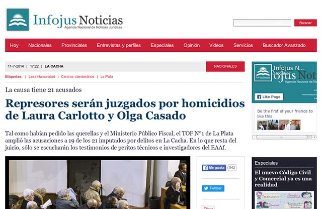 Publicación original por Infojus Noticias