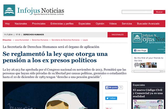 Publicación original por Infojus Noticias