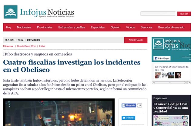 Publicación original por Infojus Noticias