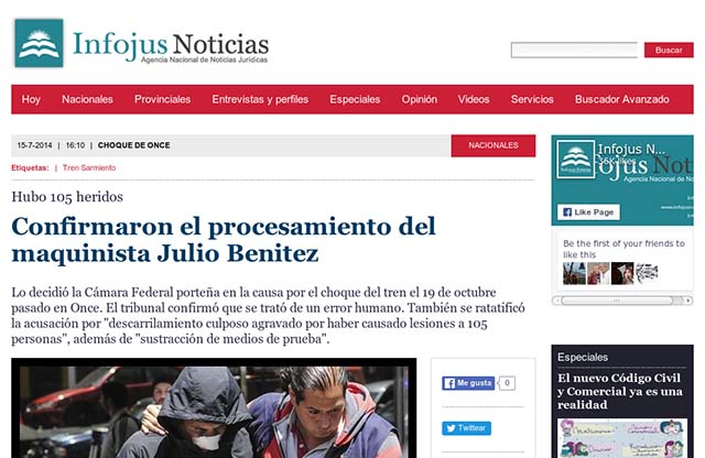 Publicación original por Infojus Noticias