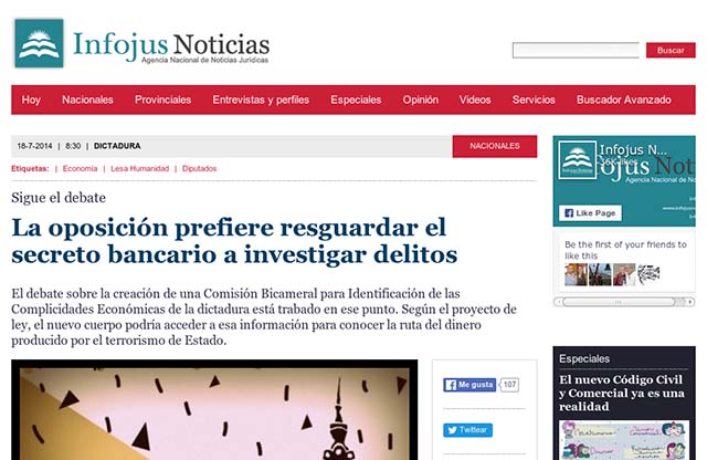 Publicación original por Infojus Noticias