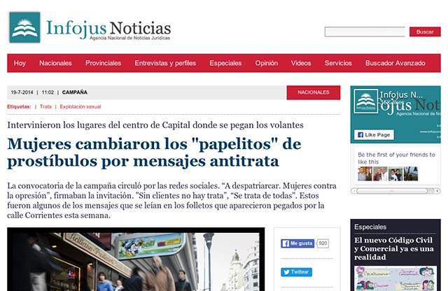 Publicación original por Infojus Noticias