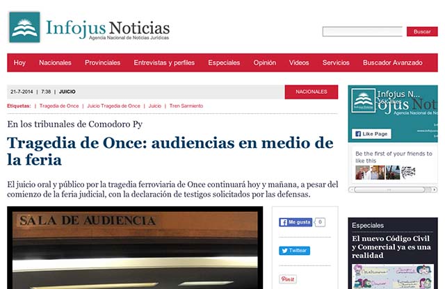 Publicación original por Infojus Noticias