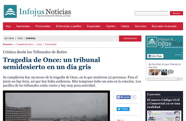 Publicación original por Infojus Noticias