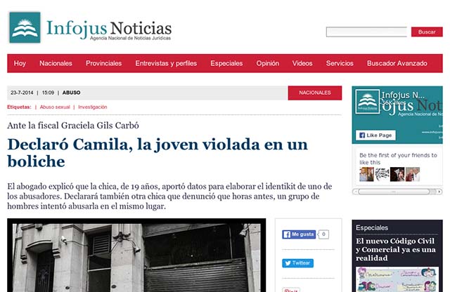 Publicación original por Infojus Noticias
