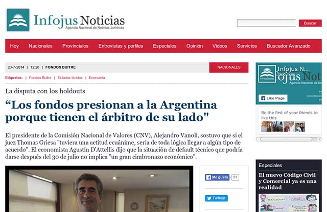 Publicación original por Infojus Noticias
