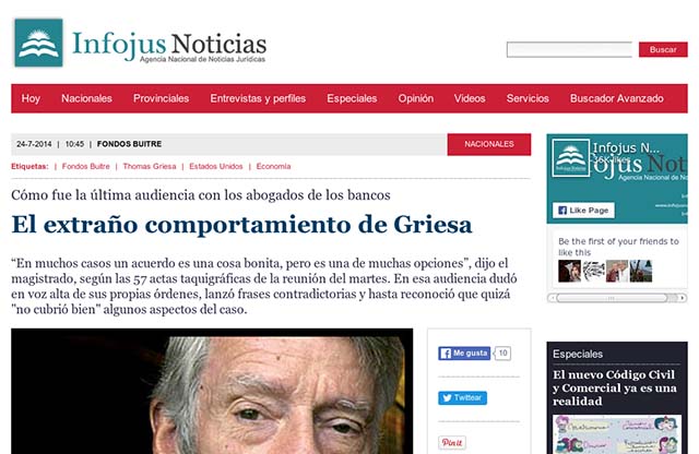 Publicación original por Infojus Noticias