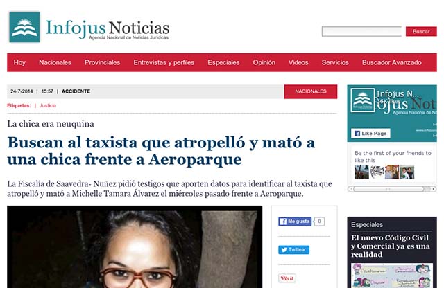 Publicación original por Infojus Noticias