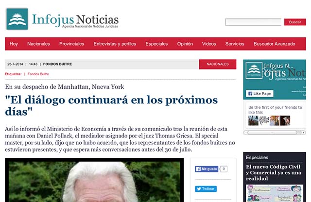 Publicación original por Infojus Noticias