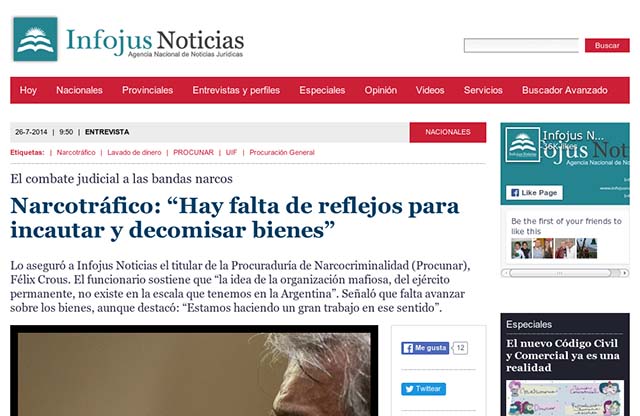 Publicación original por Infojus Noticias