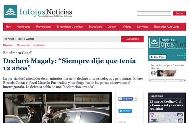 Publicación original por Infojus Noticias