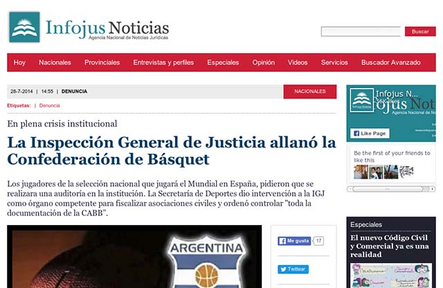 Publicación original por Infojus Noticias