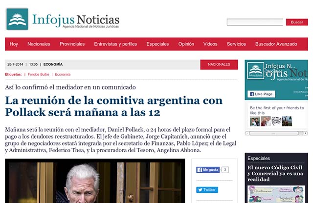 Publicación original por Infojus Noticias