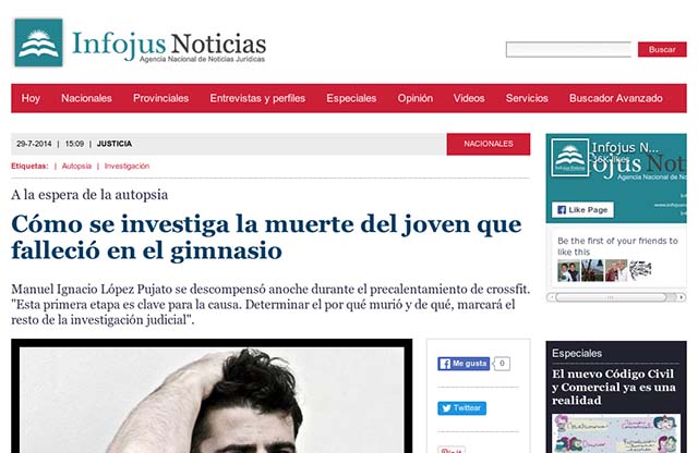 Publicación original por Infojus Noticias
