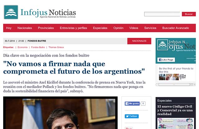 Publicación original por Infojus Noticias