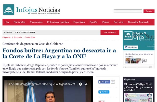 Publicación original por Infojus Noticias