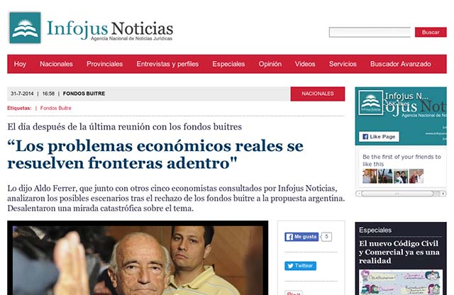 Publicación original por Infojus Noticias