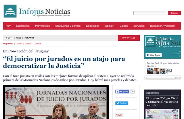 Publicación original por Infojus Noticias