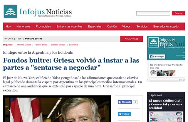 Publicación original por Infojus Noticias