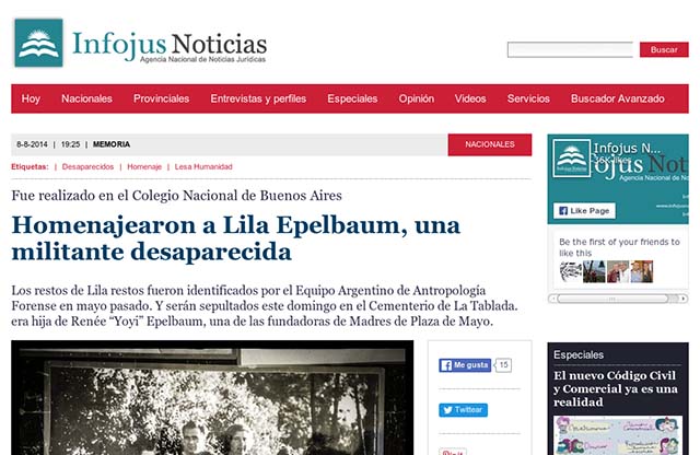 Publicación original por Infojus Noticias